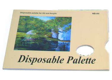 Acrylic / Oil Painting Pad Disposable Palette Type , Artist Drawing Pad 48 sheets 58gsm