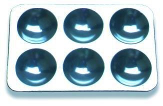 특별한 예술 회화 부속품 6는 수영장 금속 팔레트 13 x 8.5cm를 착색합니다