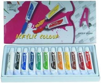 아름다운 예술 회화는 예술 원색 6 X 12ml/12를 X 12ml/18의 X 12ml 관 착색합니다